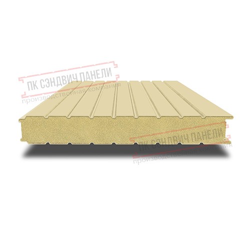 Сэндвич панели стеновые с пенополиизоциануратом, ширина 1200 мм, толщина 50 мм, 0.5/0.5, RAL1014