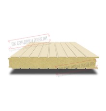 Сэндвич панели стеновые с пенополиуретаном, ширина 1200 мм, толщина 200 мм, 0.5/0.5, RAL1015