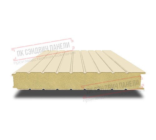 Сэндвич панели стеновые с пенополиуретаном, ширина 1200 мм, толщина 200 мм, 0.5/0.5, RAL1015