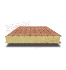 Сэндвич панели стеновые с пенополиуретаном, ширина 1000 мм, толщина 250 мм, 0.5/0.5, кирпичная кладка