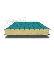 Сэндвич панели стеновые с пенополиизоциануратом, ширина 1200 мм, толщина 60 мм, 0.5/0.5, RAL5021