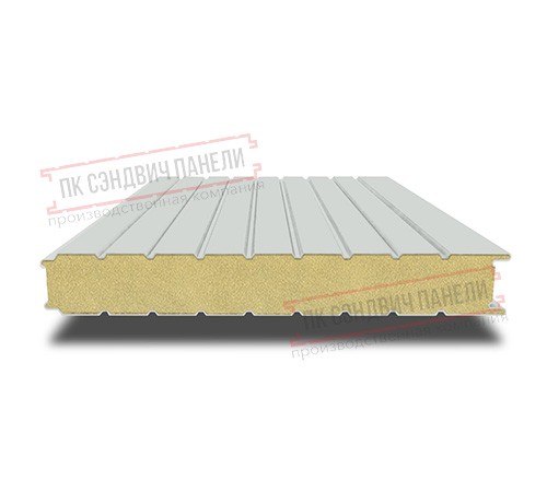 Сэндвич панели стеновые с пенополиизоциануратом, ширина 1200 мм, толщина 10 мм, 0.5/0.5, RAL7035