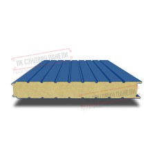 Сэндвич панели стеновые с пенополиуретаном, ширина 1200 мм, толщина 40 мм, 0.5/0.5, RAL5005