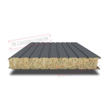 Сэндвич панели стеновые с минеральной ватой, ширина 1200 мм, толщина 50 мм, 0.5/0.5, RAL7024