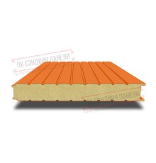 Сэндвич панели стеновые с пенополиуретаном, ширина 1200 мм, толщина 30 мм, 0.5/0.5, RAL2004