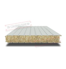 Сэндвич панели стеновые с минеральной ватой, ширина 1200 мм, толщина 40 мм, 0.5/0.5, RAL7035