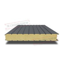 Сэндвич панели стеновые с пенополиуретаном, ширина 1000 мм, толщина 20 мм, 0.5/0.5, RAL7024