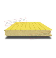 Сэндвич панели стеновые с пенополиуретаном, ширина 1200 мм, толщина 50 мм, 0.5/0.5, RAL1018