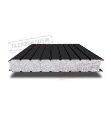 Сэндвич панели стеновые с пенополистиролом, ширина 1200 мм, толщина 20 мм, 0.5/0.5, RAL9005