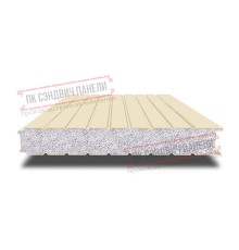 Сэндвич панели стеновые с пенополистиролом, ширина 1200 мм, толщина 50 мм, 0.5/0.5, RAL1015