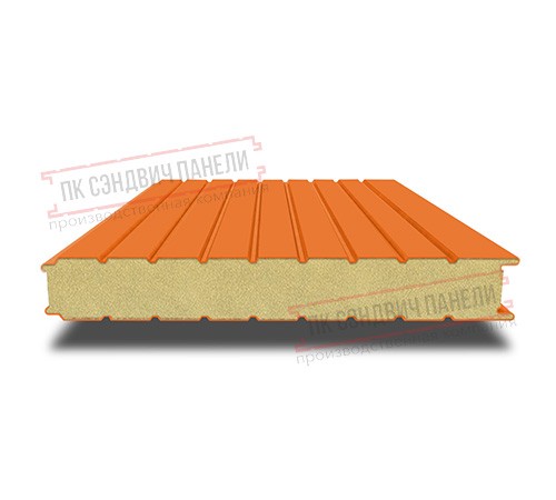 Сэндвич панели стеновые с пенополиизоциануратом, ширина 1200 мм, толщина 180 мм, 0.5/0.5, RAL2004