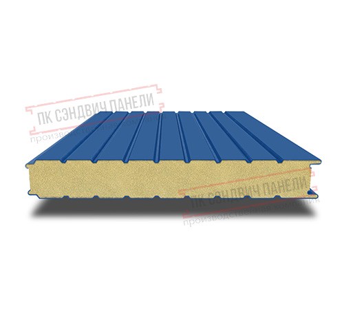 Сэндвич панели стеновые с пенополиизоциануратом, ширина 1000 мм, толщина 40 мм, 0.5/0.5, RAL5005