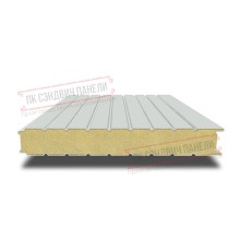 Сэндвич панели стеновые с пенополиизоциануратом, ширина 1000 мм, толщина 200 мм, 0.5/0.5, RAL7035