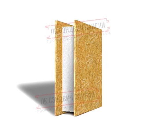 СИП-панель ОСП Мин.плита 2800 х 625 х 174 мм, цена за панель