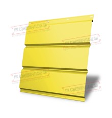 Софит металлический без перфорации 0,45 PE с пленкой RAL 1018 цинково-желтый