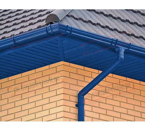 Софит металлический центральная перфорация 0,45 PE с пленкой RAL 5005 сигнальный синий