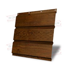 Софит металлический центральная перфорация 0,45 Print Premium с пленкой Antique Wood