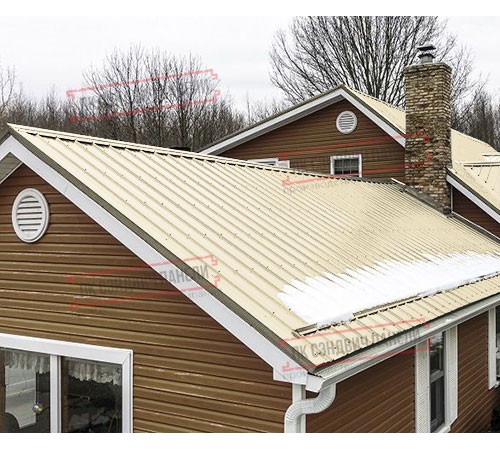 Профнастил ST-15-1175-0.5 Полиэстер RAL 1015