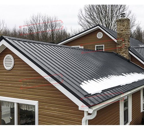 Профнастил ST-15-1175-0.5 Полиуретан RAL 7024