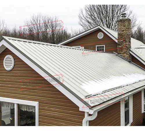 Профнастил ST-15-1175-0.5 Полиэстер RAL 9002