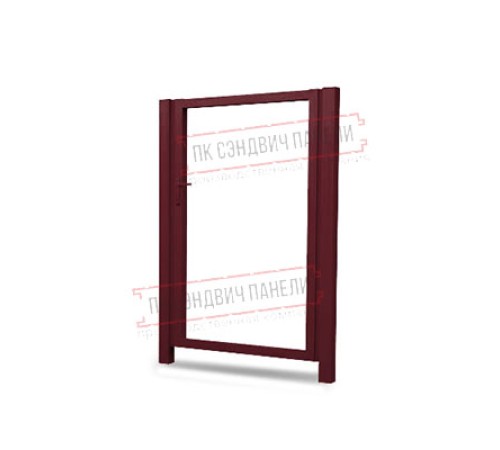 Калитка Жалюзи 1,68х1 RAL 3005 без заполнения