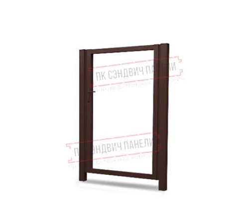 Калитка Жалюзи 1,68х1 RAL 8017 без заполнения