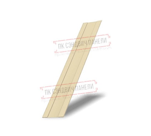 Крепежная планка жалюзи Milan,Tokyo 0,45 PE с пленкой RAL 1015 светлая слоновая кость