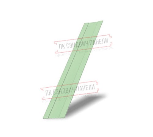 Крепежная планка жалюзи Milan,Tokyo 0,45 PE с пленкой RAL 6019 бело-зеленый
