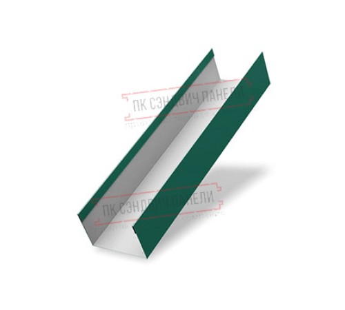 Крышка 45х20 жалюзи Texas 0,7 PE с пленкой RAL 6005 зеленый мох