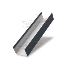 Крышка 45х20 жалюзи Texas 0,45 PE-Double с пленкой RAL 7016 антрацитово-серый