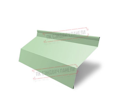 Ламель жалюзи Milan new 0,45 PE с пленкой RAL 6019 бело-зеленый