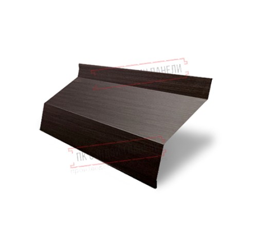 Ламель жалюзи Milan 0,45 Print Elite Coffee Wood