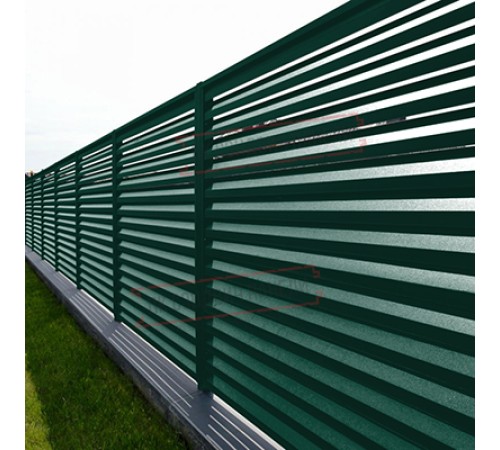 Столб 62х55х1,4х2500 RAL 6005