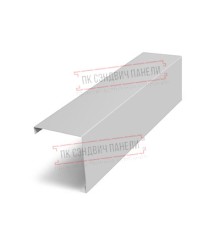 Декоративная накладка на столб угловая 0,5 Zn