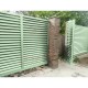 Нащельник (для калиток и ворот) 25х35 жалюзи Milan, Tokyo, Palermo 0,45 PE с пленкой RAL 6019 бело-зеленый (L1,68)