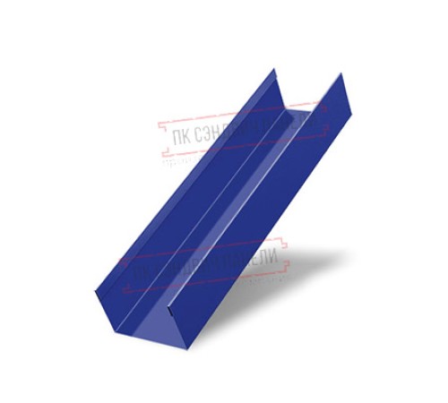 Стойка жалюзи Milan,Tokyo 0,45 PE с пленкой RAL 5002 ультрамариново-синий