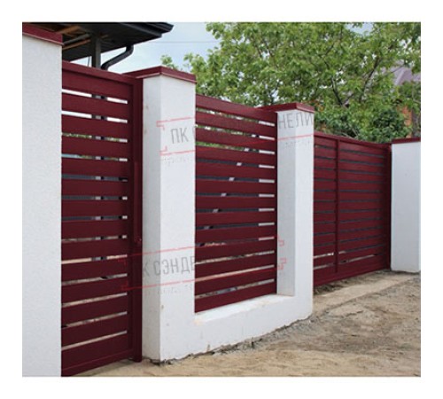 Ворота Жалюзи Texas 2,0х3,6 RAL 3005 без заполнения (ламель 125 мм)