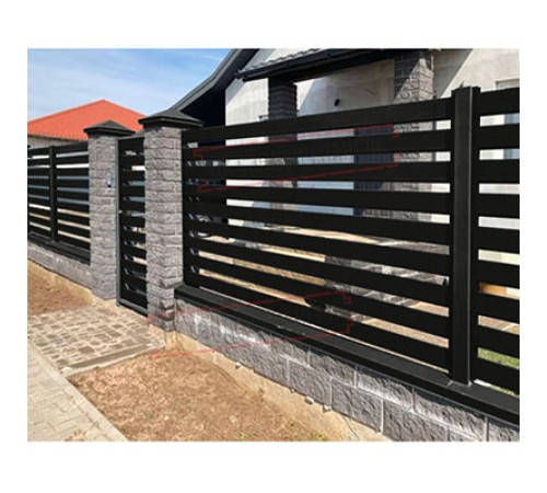 Крепежная планка нижняя Texas 0,5 PurLite Matt RAL 9005 черный