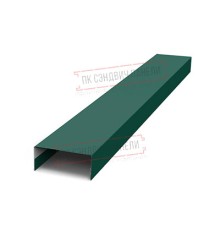 Крепежная планка нижняя Texas 0,5 Velur RAL 6005 зеленый мох