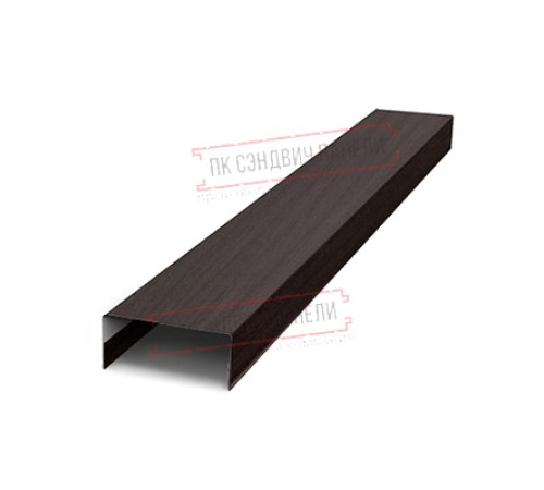 Крепежная планка нижняя Texas 0,45 Print Elite Coffee Wood