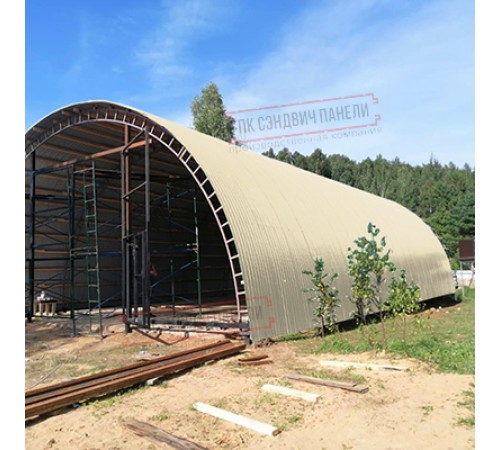 Профнастил МП10ПГ-0.7, Ширина-1100, Полиэстер RAL1015