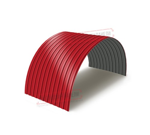 Профнастил МП10ПГ-0.7, Ширина-1100, Полиэстер RAL3020