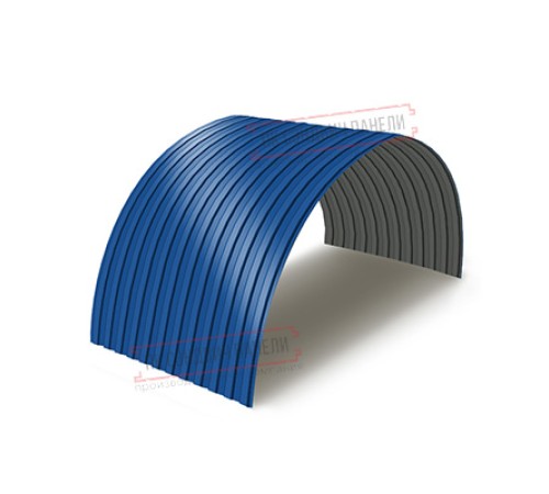 Профнастил МП10ПГ-0.7, Ширина-1100, Полиэстер RAL5005