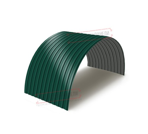 Профнастил МП10ПГ-0.7, Ширина-1100, Полиэстер RAL6005