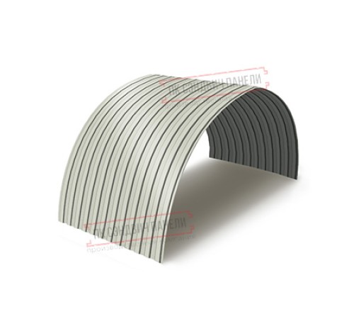 Профнастил МП10ПГ-0.7, Ширина-1100, Полиэстер RAL9002