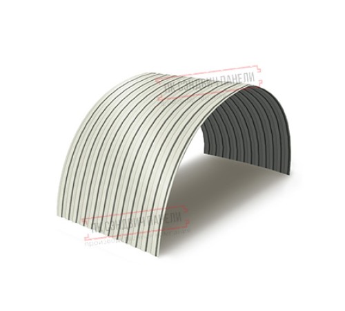 Профнастил МП10ПГ-0.7, Ширина-1100, Полиэстер RAL9003