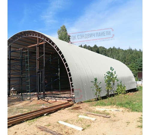 Профнастил МП10ПГ-0.7, Ширина-1100, Полиэстер RAL9003