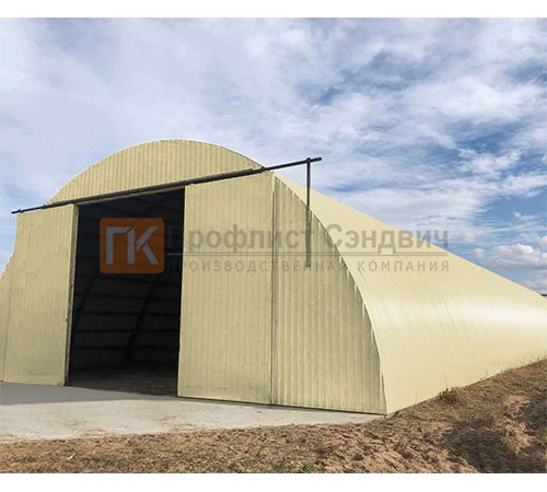 Профнастил МП20ПГ-0.4, Ширина-1100, Полиэстер RAL1014