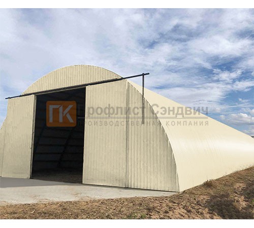 Профнастил МП20ПГ-0.45, Ширина-1100, Полиэстер RAL1015