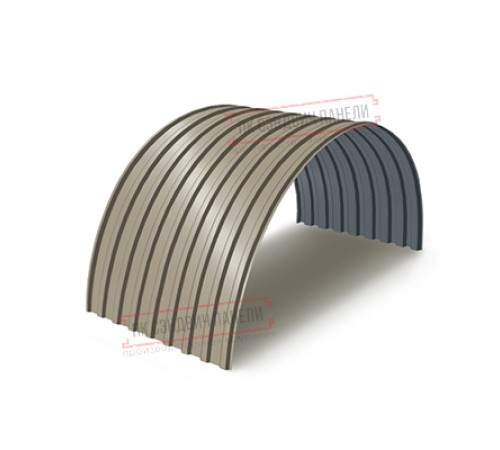 Профнастил МП20ПГ-0.45, Ширина-1100, Полиэстер RAL1035